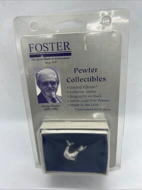 Foster Pewter Collectibles Limited Edition Seal NIB